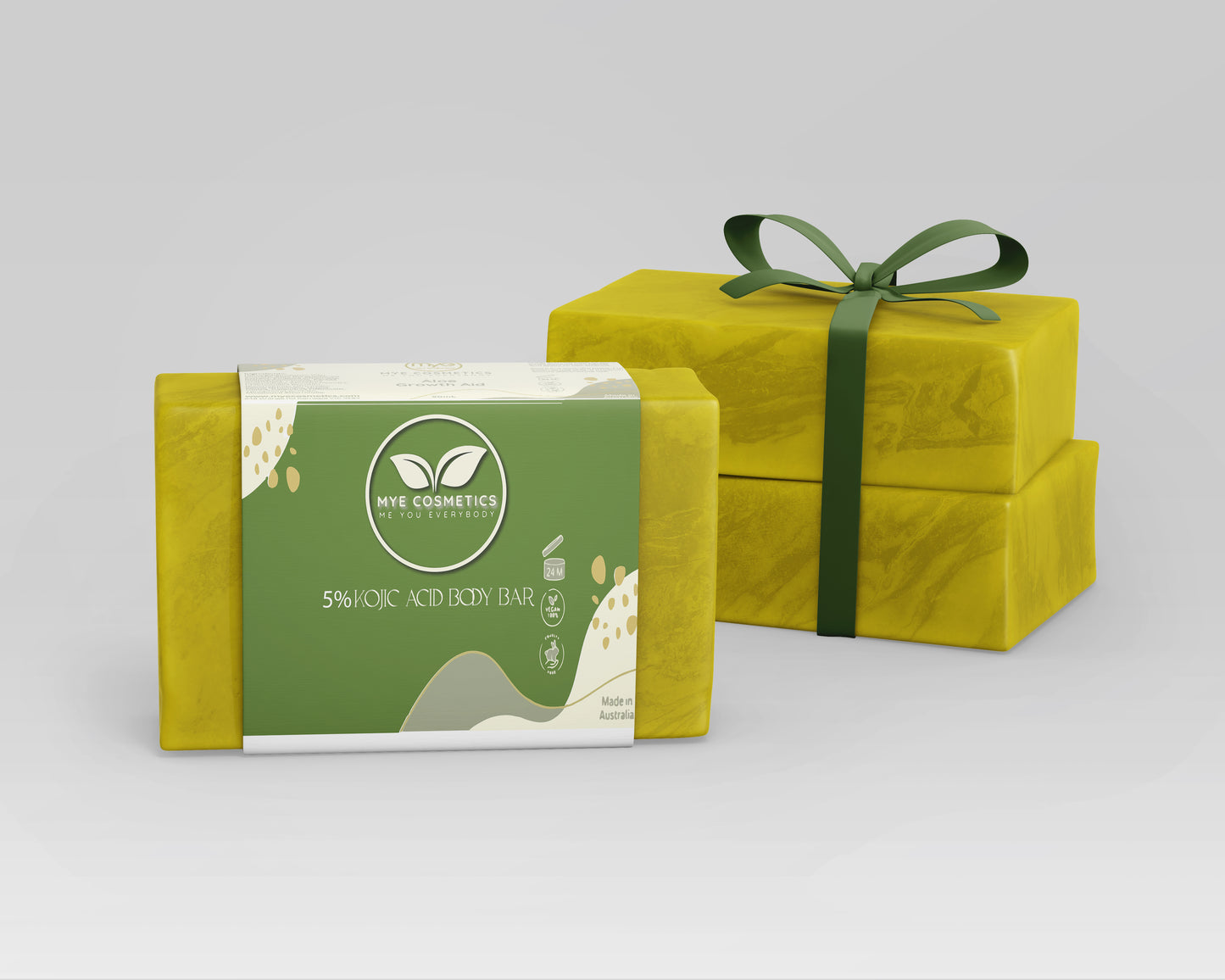 kojic soap bar in packing